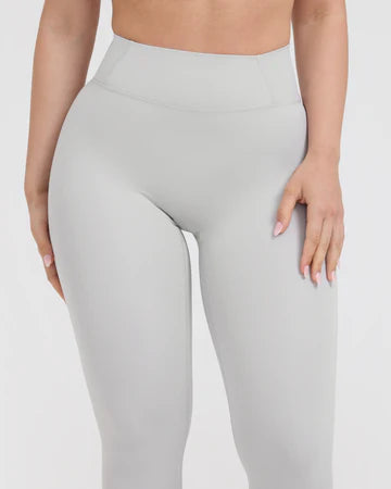 Timeless High Waisted Leggings - Light Grey