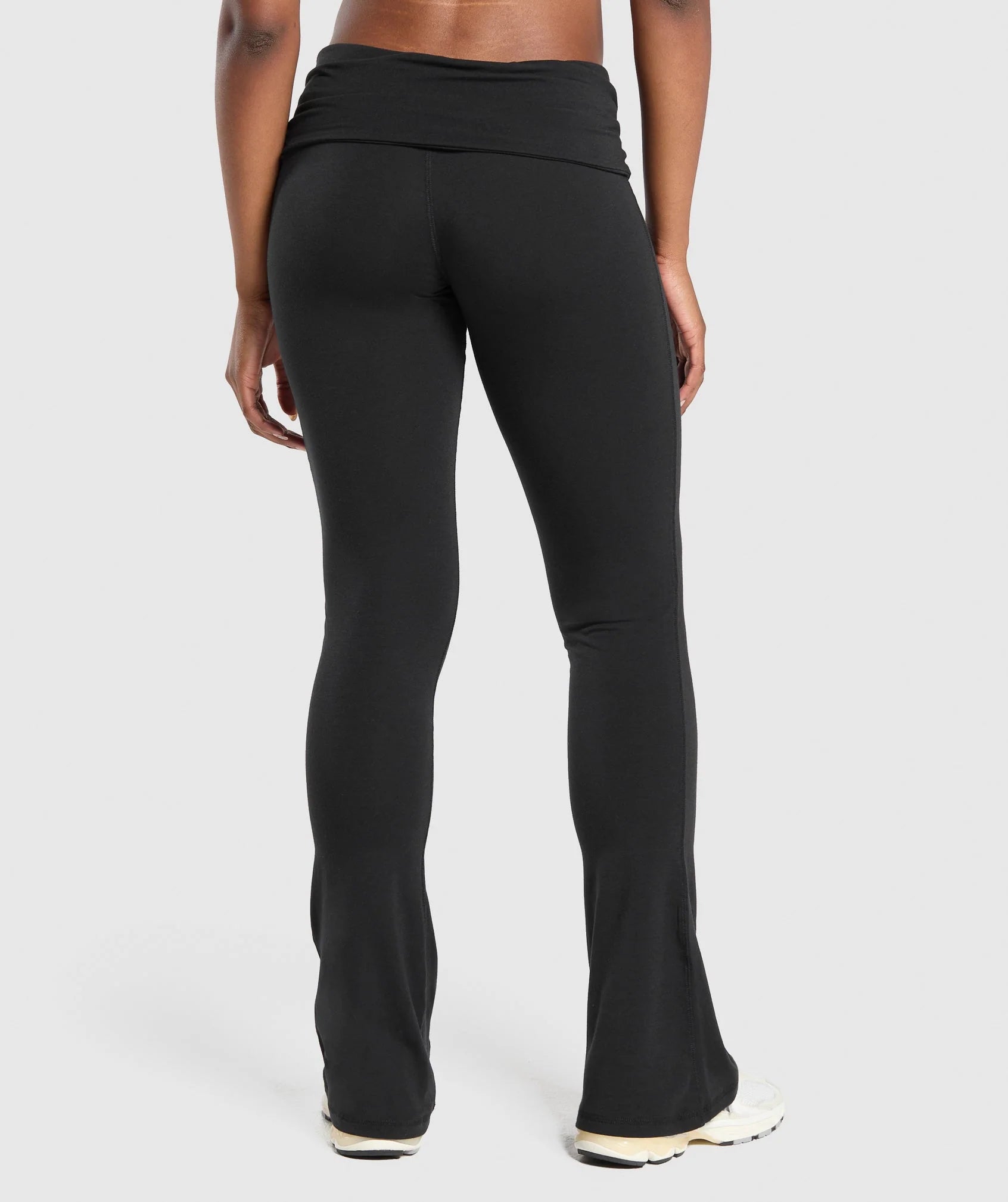 Fold Over Flared Leggings