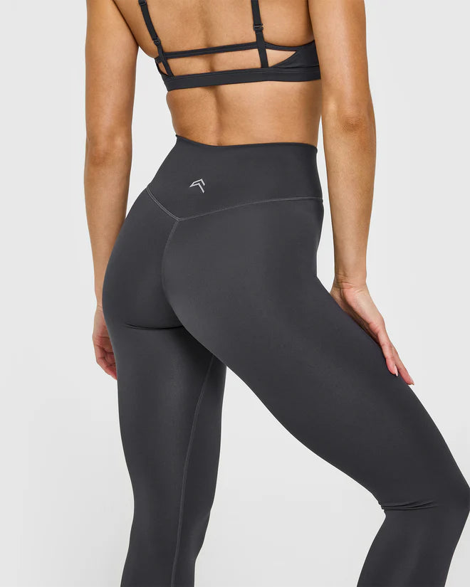 Timeless High Waisted Leggings - Coal