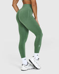 Effortless Seamless Leggings - Forrest Green