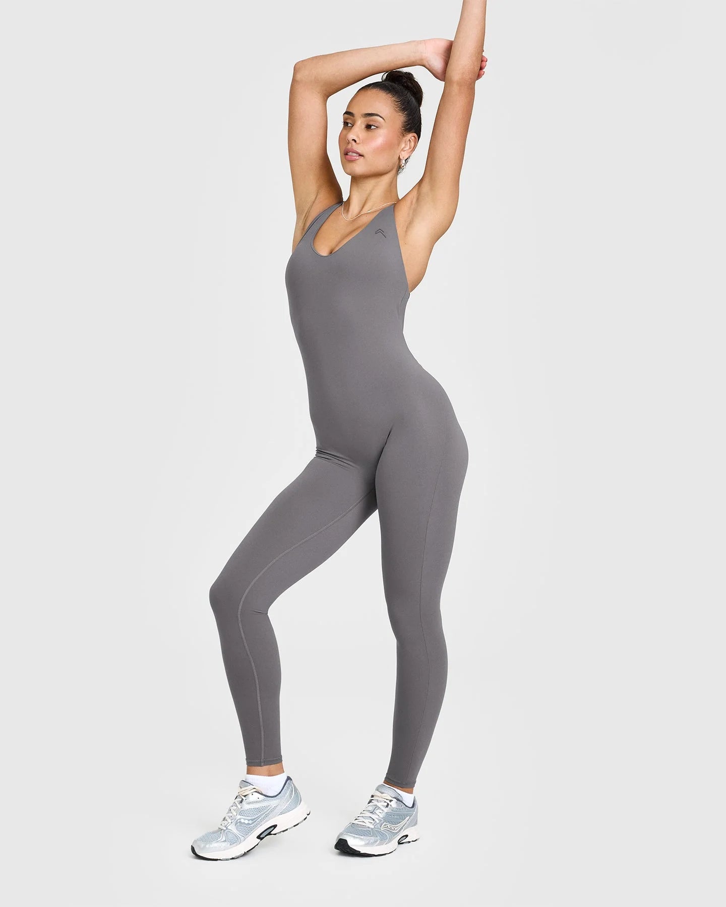 Unified Scoop Back All In One Long - Ash Grey