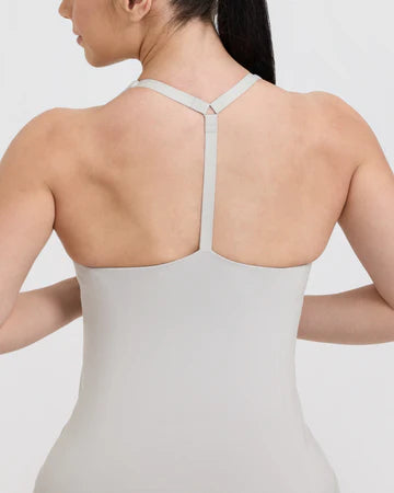 Timeless Square Neck Vest - Light Grey
