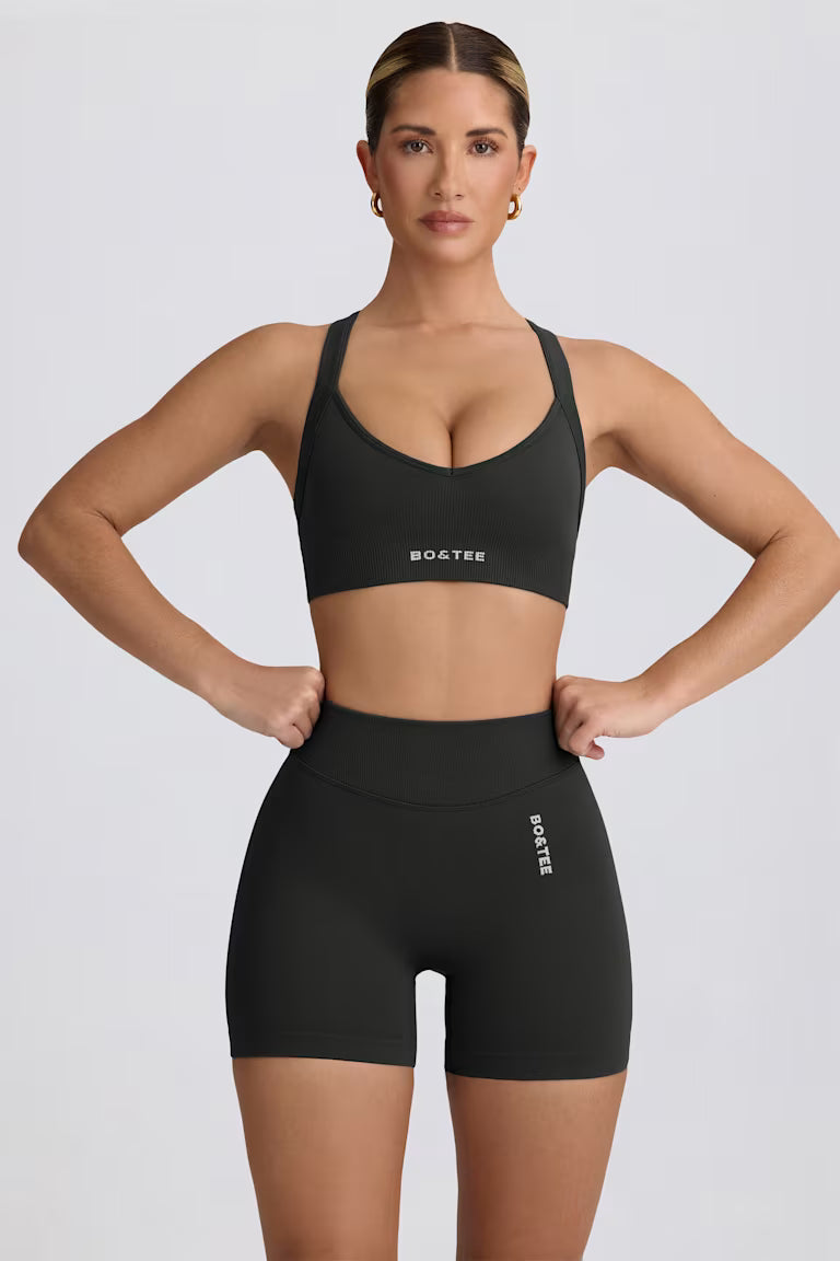 Super Sculpt Seamless Mini Shorts - Ash