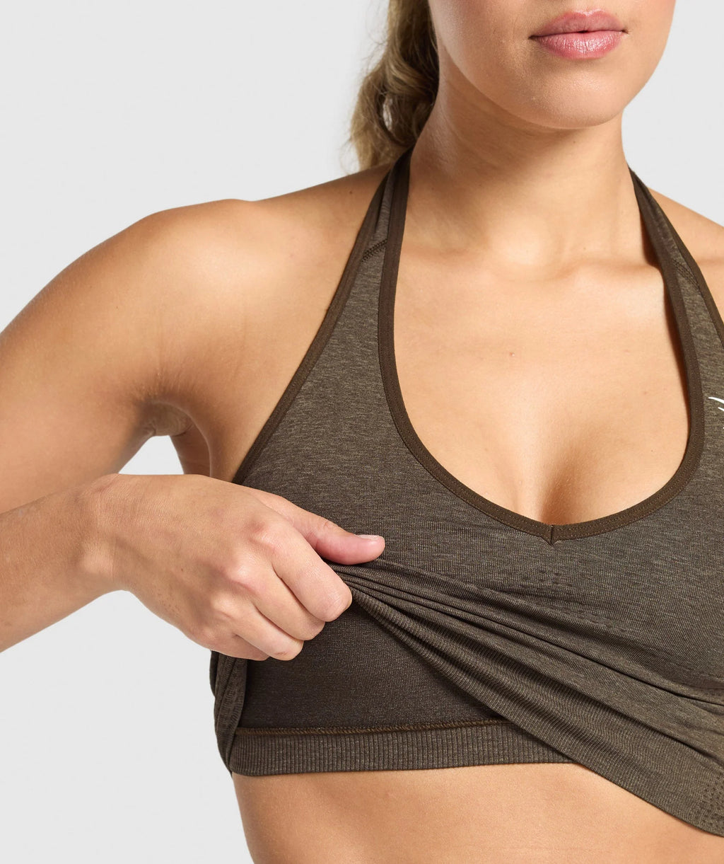 Vital Seamless Halter Neck Tank With Shelf